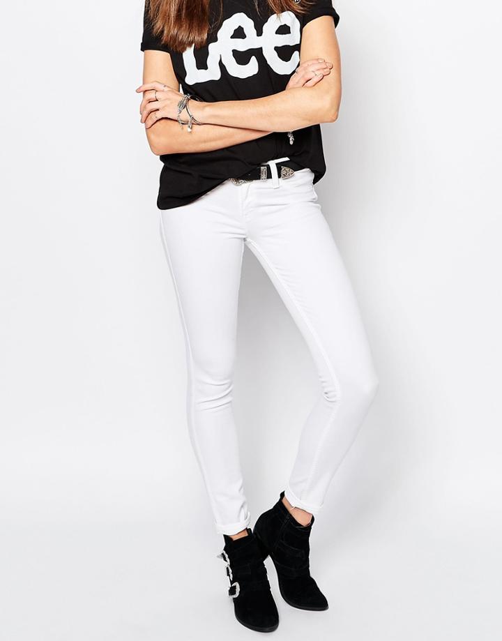 Lee Scarlett Stretch Skinny Jean - White