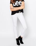 Lee Scarlett Stretch Skinny Jean - White