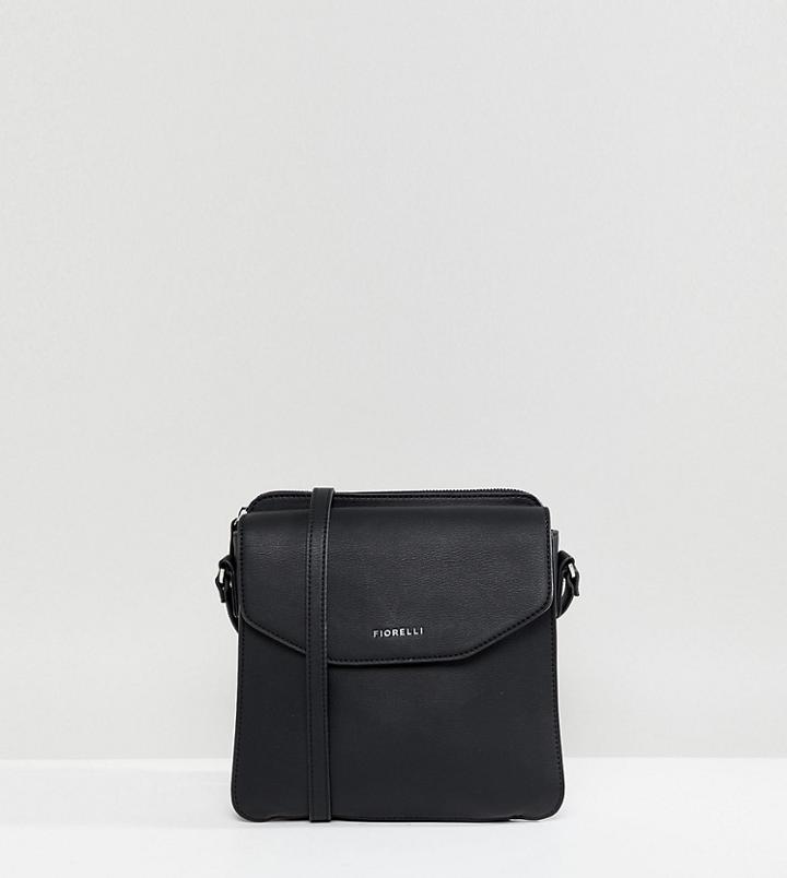 Fiorelli Taylor Black Double Compartment Cross Body Bag - Black