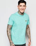 Lyle & Scott T-shirt With Multi Color Polka Dot In Green - Green