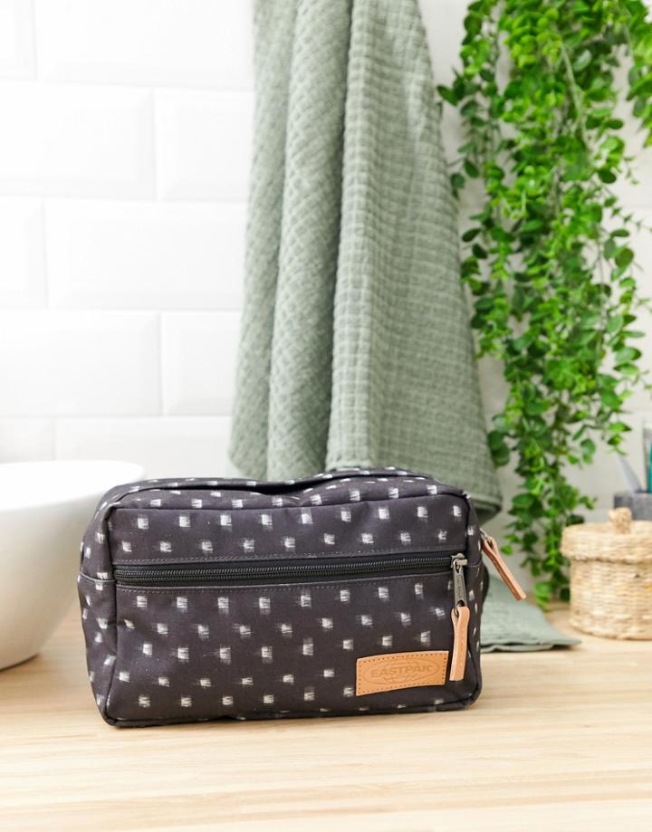 Eastpak Yap Single Check Bleach Toiletry Bag - Navy