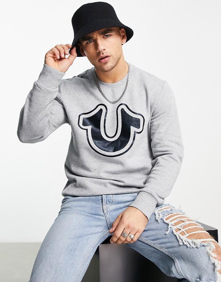 True Religion Sweatshirt In Gray
