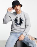 True Religion Sweatshirt In Gray