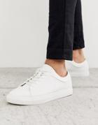 Jack & Jones Classic White Leather Sneaker - White