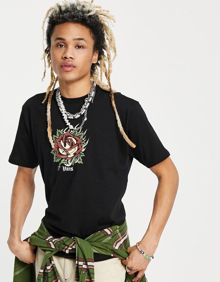 Vans Easy Trinity T-shirt In Black
