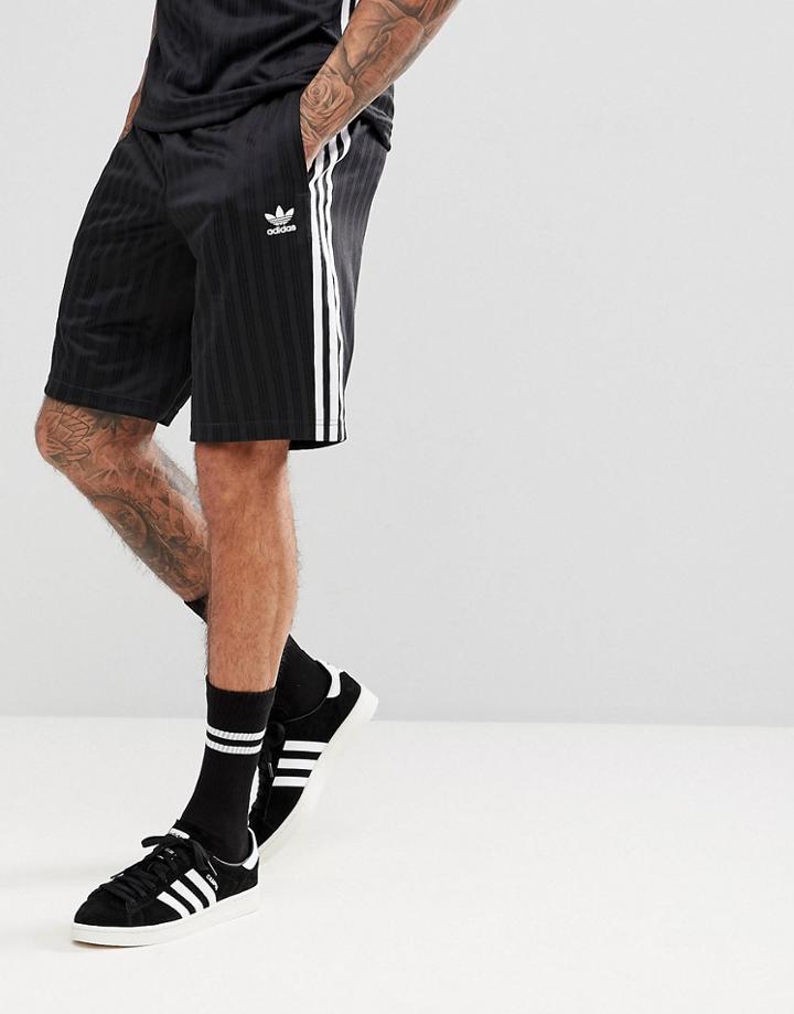 Adidas Originals Adicolor Retro Shorts In Black Cw1299 - Black