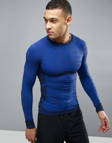 Ki5-a Scult Seamless Compression Gym Top - Black