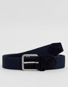 Selected Homme Woven Belt - Navy