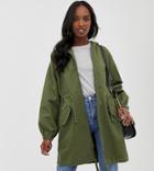 Asos Design Tall Lightweight Parka - Green