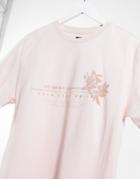 River Island Floral Print Regular Fit T-shirt In Pink