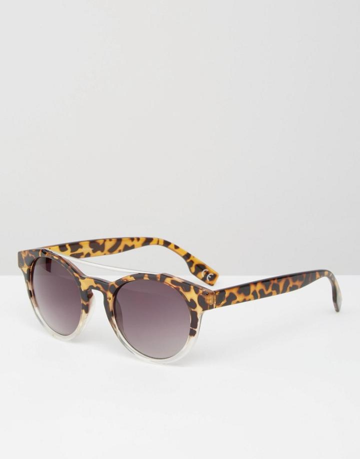 Jeepers Peepers Round Sunglasses In Tort - Tort