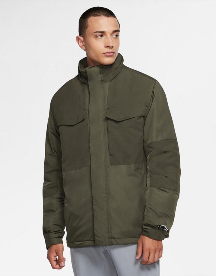 Nike Synthetic Fill M65 Field Jacket In Green