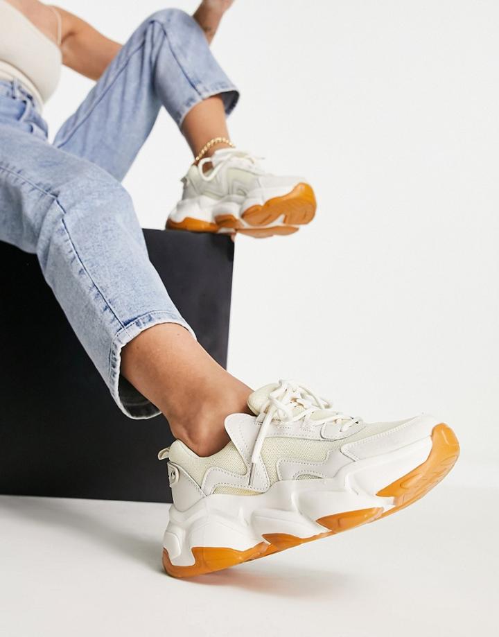 Raid Taylor Chunky Sneakers In Beige-brown