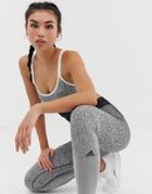 Adidas Training Primeknit Leggings In Gray - Gray
