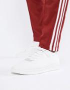 Bershka Knitted Sneaker In White - White