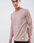 Jack And Jones Lightweight Malange Knitted Sweater - Red