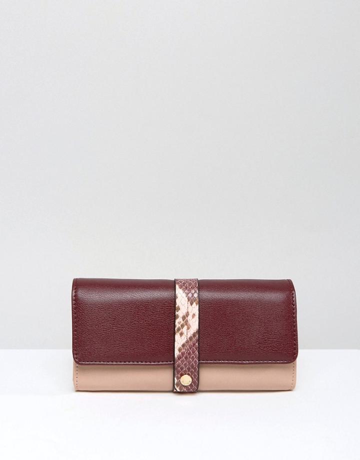 Dune Karys Pink Purse - Gold