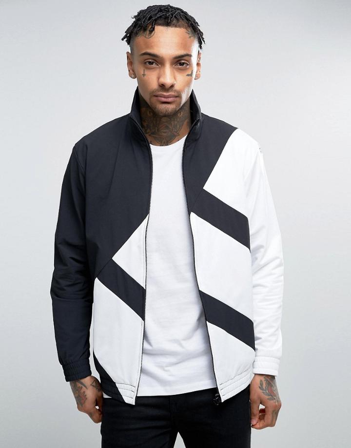 Adidas Originals Berlin Pack Bold Track Jacket In Black Bk7208 - Black