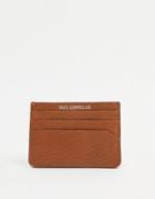 Paul Costelloe Leather Card Holder-brown