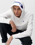 Champion Hoodie With Logo Hood In White - White