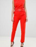 Morgan X Georgia May Jagger Tailored Pants-orange