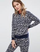 Minkpink Animal Instincts Sweater - Navy