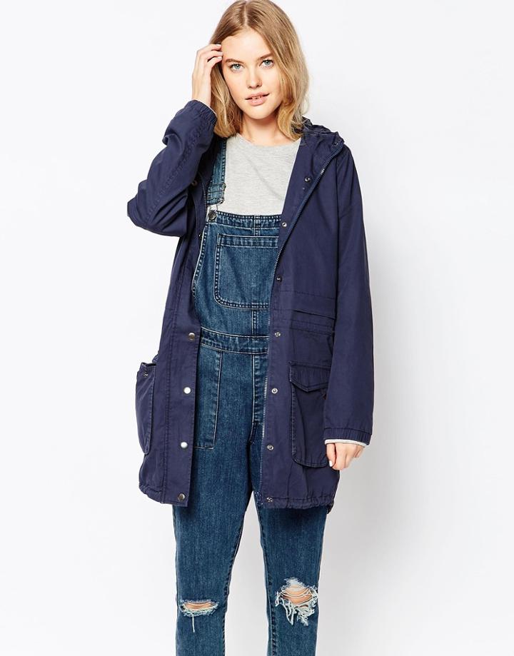 Blend She Pana Coat - Mood Indigo