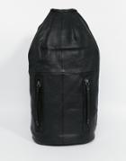 Becksondergaard Leather Duffle Backpack - Black