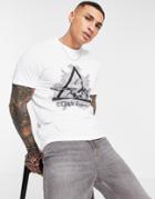 Asos Dark Future T-shirt With Scorpion Print In White