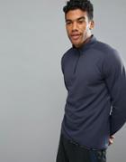 Perry Ellis 360 Sports 1/4 Zip Sweat In Navy - Navy