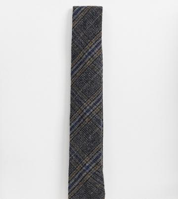 Noak Tie In Check-gray