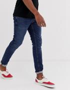 Nudie Jeans Co Tight Terry Mid Blue Indigo Power Jeans - Blue