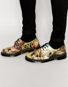 Dr Martens 3 Eye D'antonio Print Shoes - Black
