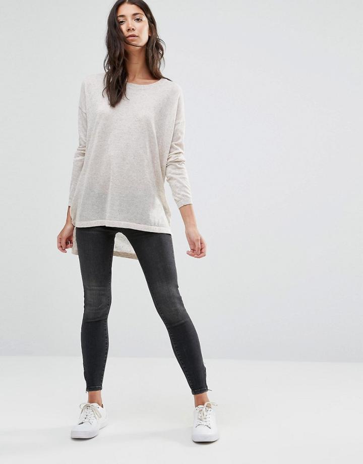 Vero Moda Five Washed Cropped Skinny Jeans - Black