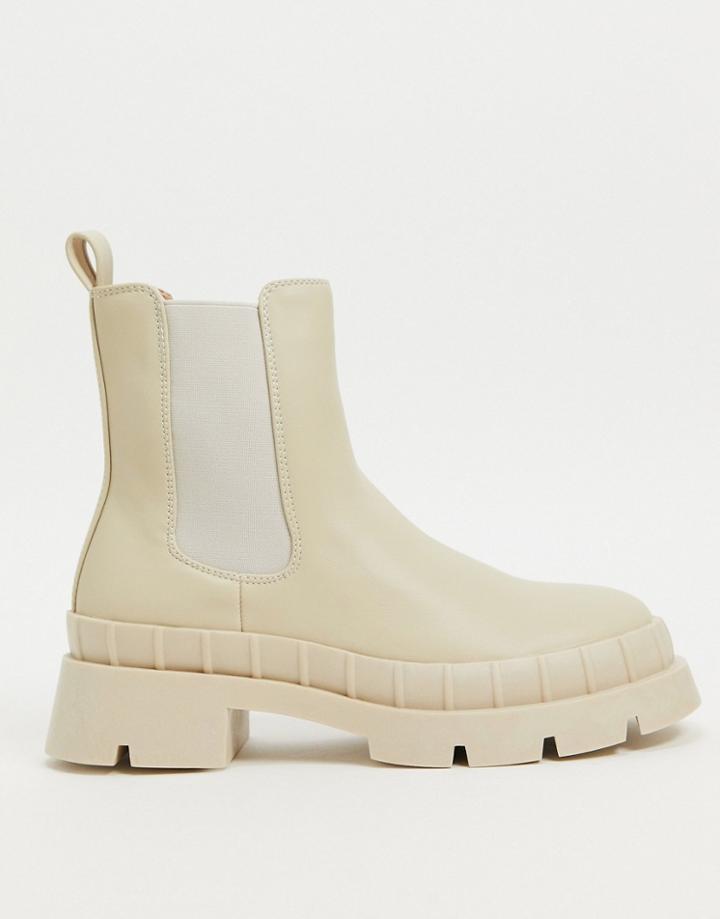 Raid Turner Chunky Chelsea Boot In Stone Drench-neutral