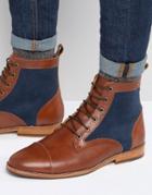Bobbies Le Luthier Lace Up Boots - Brown
