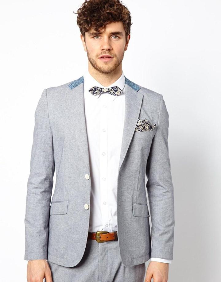 Vito Suit Jacket With Animal Print