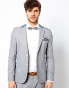 Vito Suit Jacket With Animal Print
