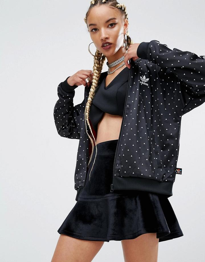 Adidas Originals X Pharrell Williams Printed Bomber Jacket - Multi