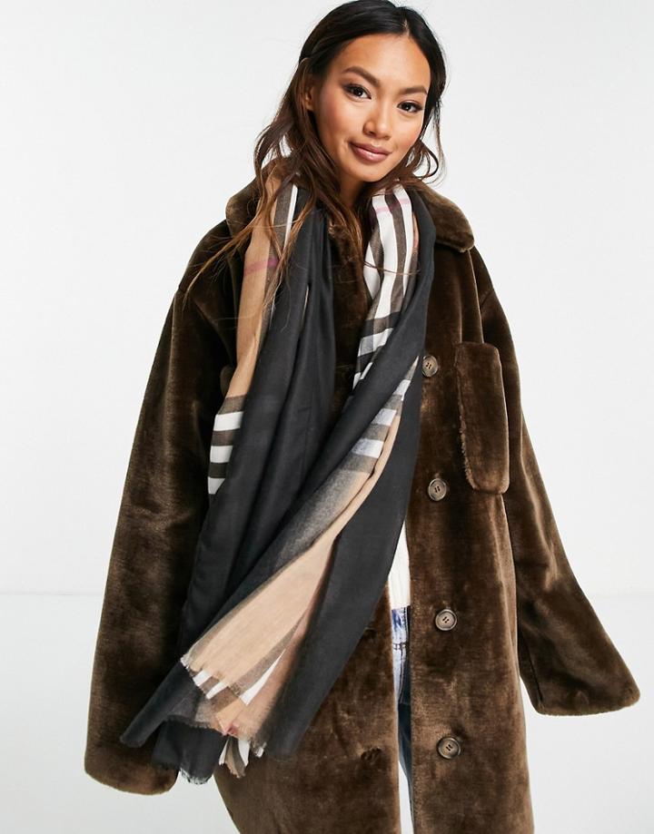 Aldo Ocoretram Scarf In Neutral Check