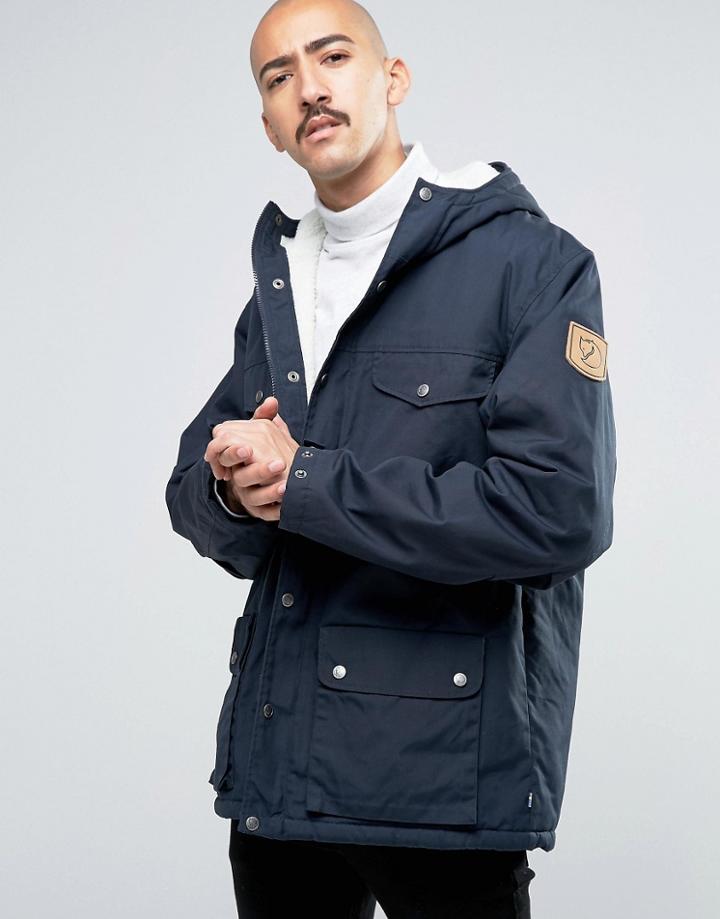 Fjallraven Greenland Winter Jacket In Navy - Navy