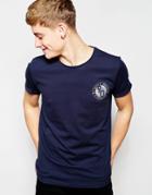 Jack & Jones T-shirt With Chest Logo Print - Navy