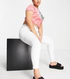 Only Curve Augusta Skinny Jean In White