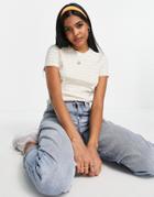 Monki T-shirt In Multi Stripe