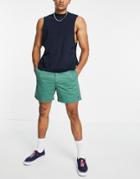 Polo Ralph Lauren Player Logo Twill Prepster Chino Shorts In Washed Forest Green