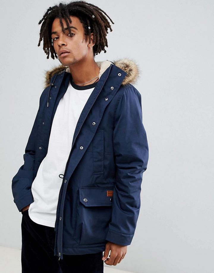 Volcom Lidward Parka In Navy