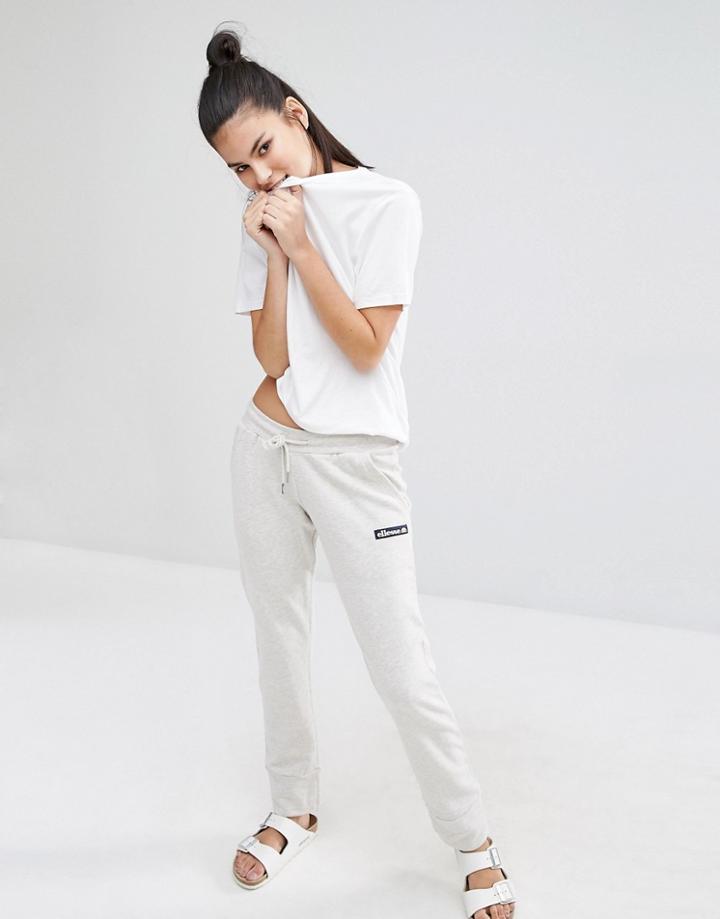 Ellesse Retro Sweat Pants - Oatmeal Marl