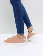 Asos Delina Lace Up Sneakers - Orange