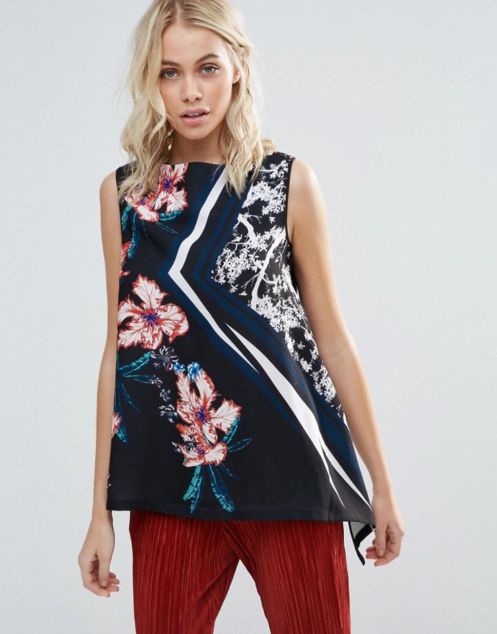 Clover Canyon Modern Romance Drapey Top - Multi