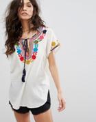 Star Mela Lani Embroidered Top - Multi